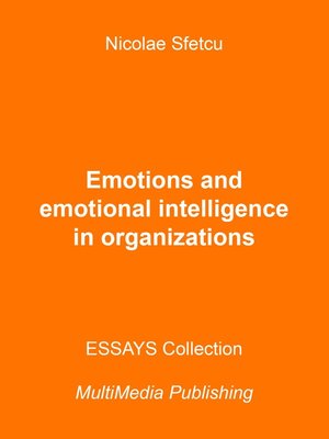 cover image of Emotions and Emotional Intelligence in Organizations